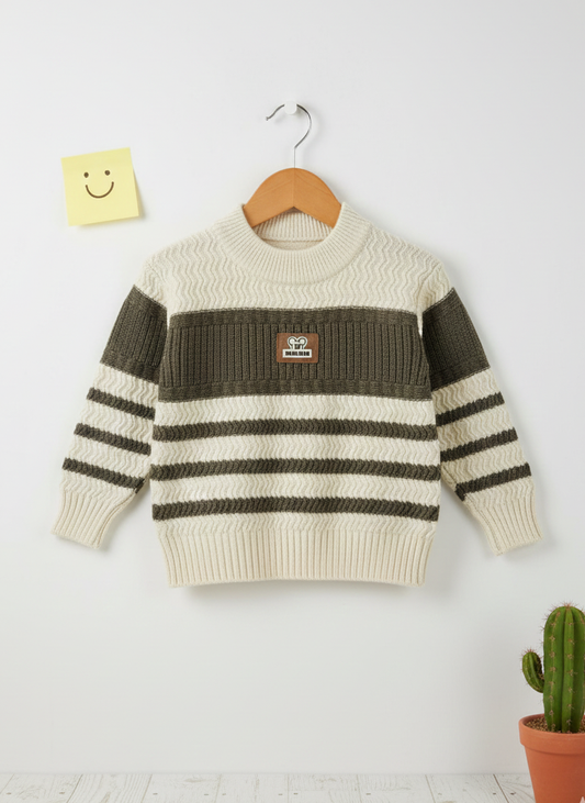 Premium Soft Woolen Sweater for Boys Warm Winter Toddler Sweater Soft & Cozy Wool Knit Top_kidzysmile