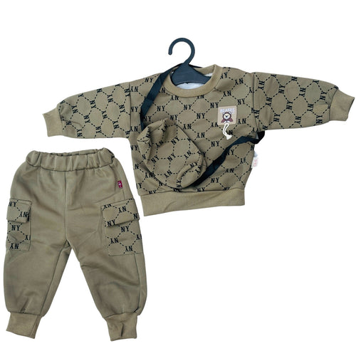 Boys Sweatshirt & Joggers with (1 Bag)