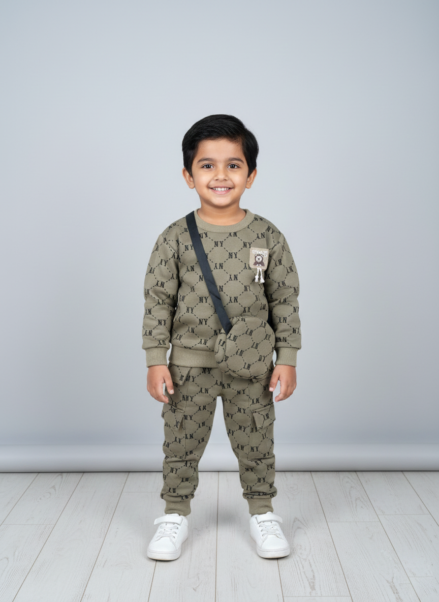 Boys Sweatshirt & Joggers with (1 Bag)_kidzysmile