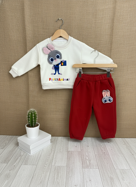 Boys Winter Fleece Sweatshirt & Jogger Pants Sets_kidzysmile