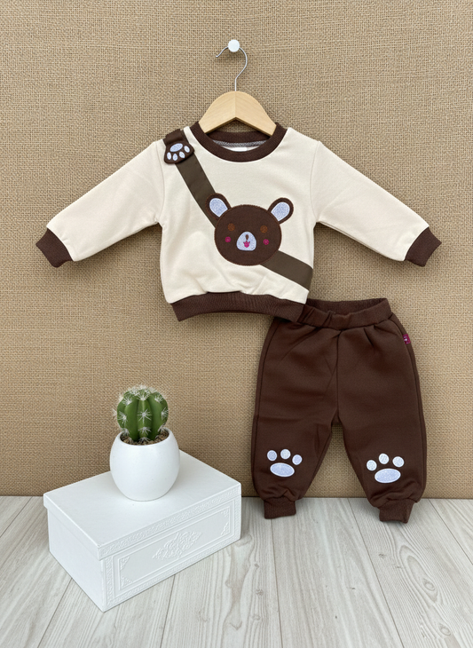 Full Sleeves Pre Winter Sweatshirt and Lower Set_kidzysmile